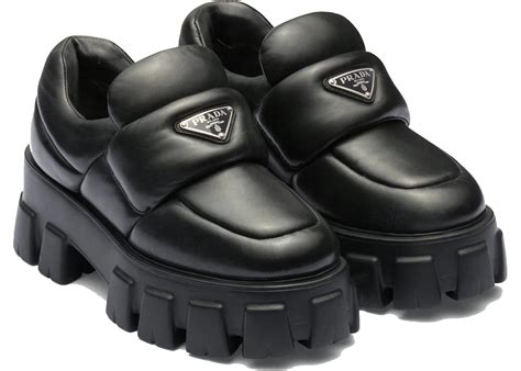 Prada soft padded loafers